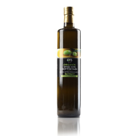 Ots Organik Naturel Sızma Zeytinyağı Cam Şişe 750 Ml