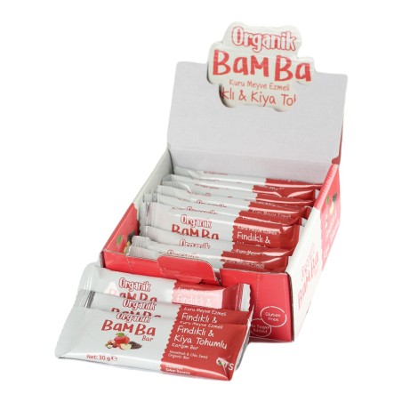 Ots Organik Bamba Bar Fındıklı&kiya Tohumlu 15'li