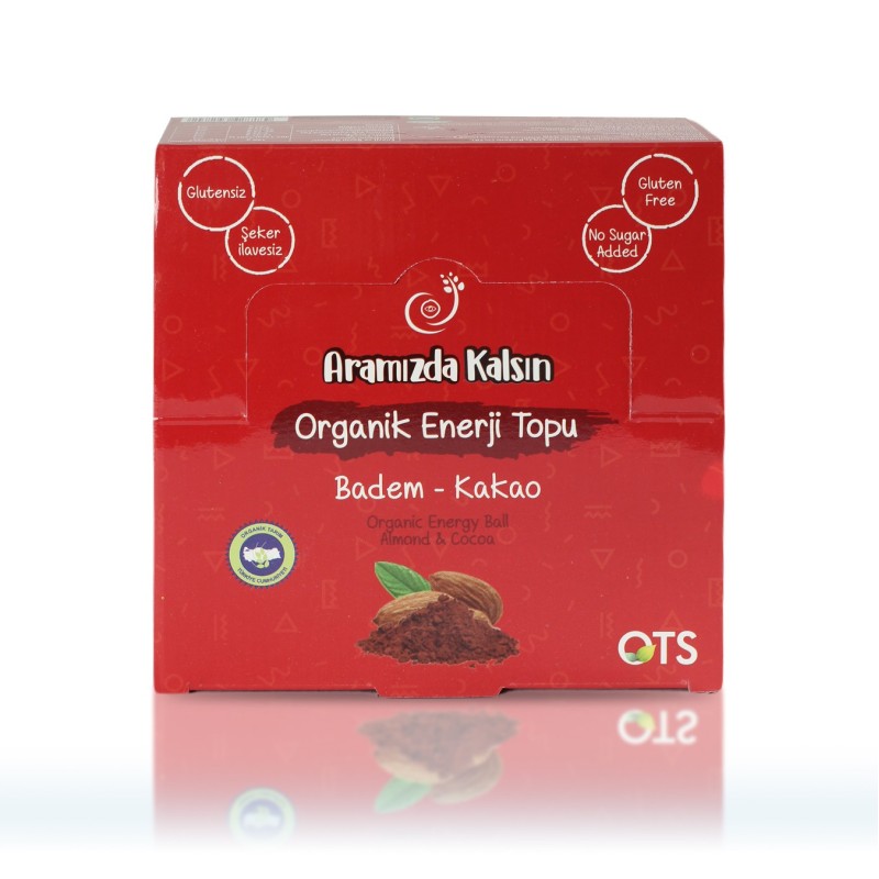 Ots Organik Aramızda Kalsın Enerji Topu Kakao&badem 16'lı
