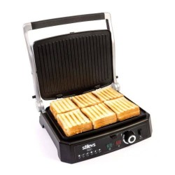 Stilevs Tost X Siyah Izgara Tost Makinesi