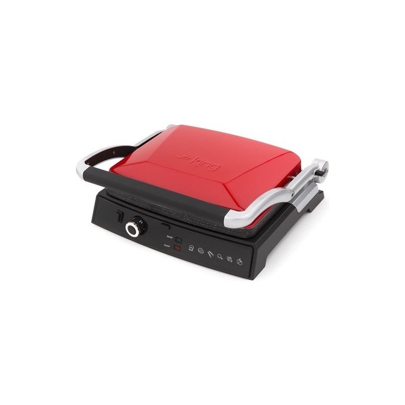 King Grillmaster K-462R Kirmizi Tost Makinesi