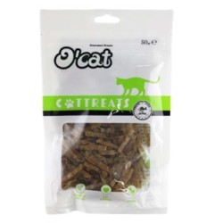 O Cat Tavuk Ve Yosunlu Mini Çubuk Kedi Ödülü 50 Gr