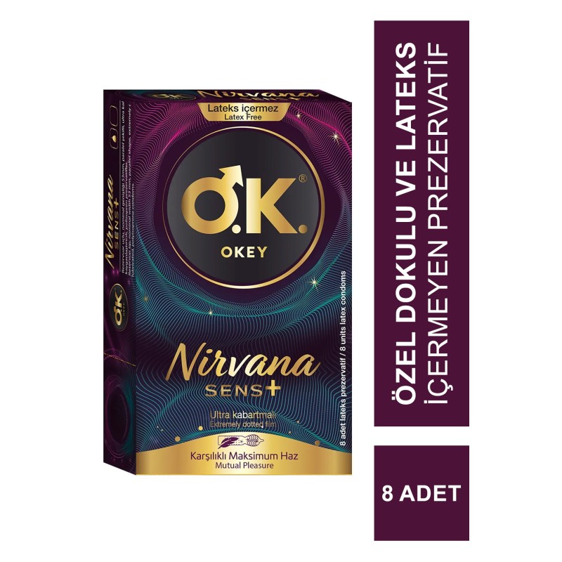 Okey Nirvana Sens Prezervatif 8 Adet