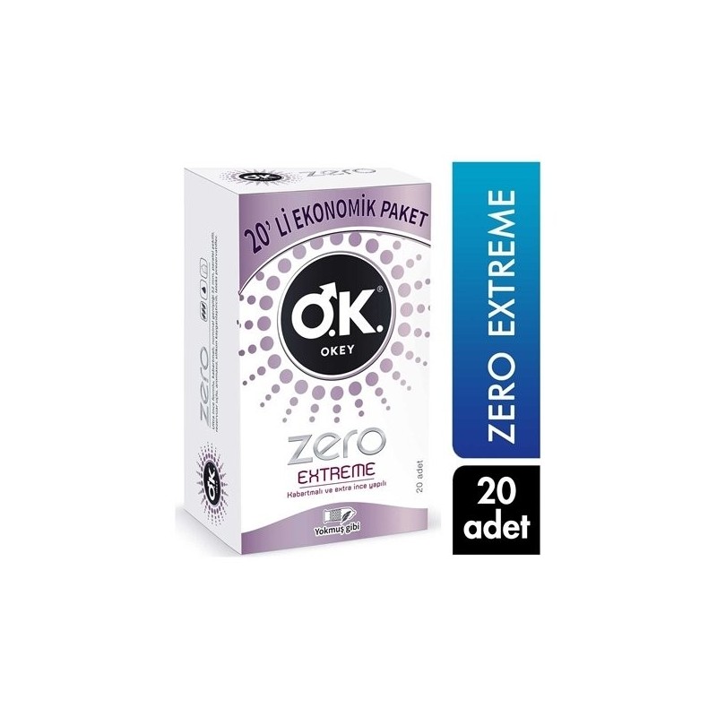 Okey Zero Extreme 20 Adet