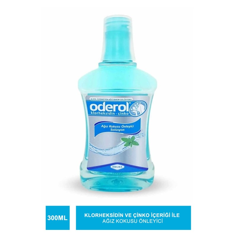 Oderol Ağız Kokusu Giderici Solüsyon 300 ml (S.K.T 01-2024)