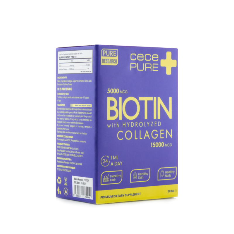CecePure Biotin 500 mcg 30 ml