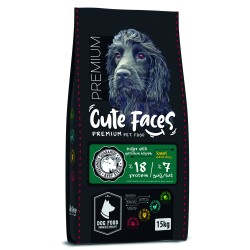 Cute Faces Premium Adult Dog 18/7 Beef