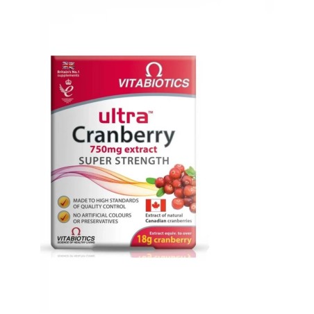 Vitabiotics Ultra Cranberry 750 mg Extract 30 Tablet