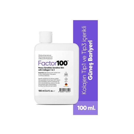 Factor100 Güneş Koruyucu Krem SPF50+ 100ml