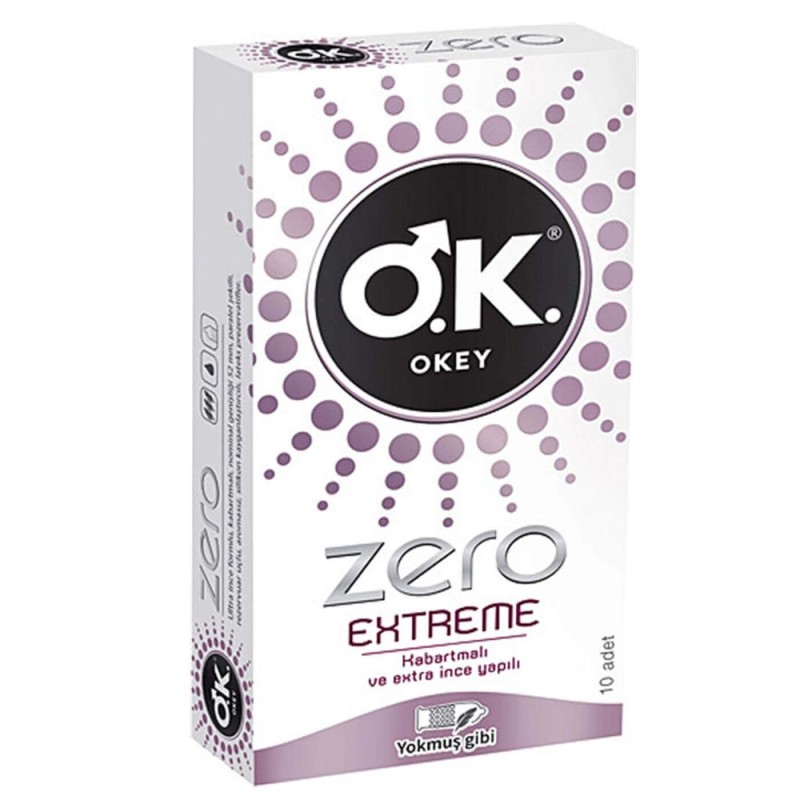 Okey Zero Extreme Prezervatif 10 Adet