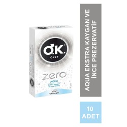Okey Zero Aqua Prezervatif 10 Adet