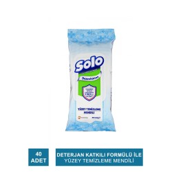 Solo Yüzey Temizleme Mendili 40 Adet (S.K.T 03-2024)