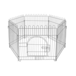 Zampa Metal Kedi ve Köpek Çiti 95X80 Gri