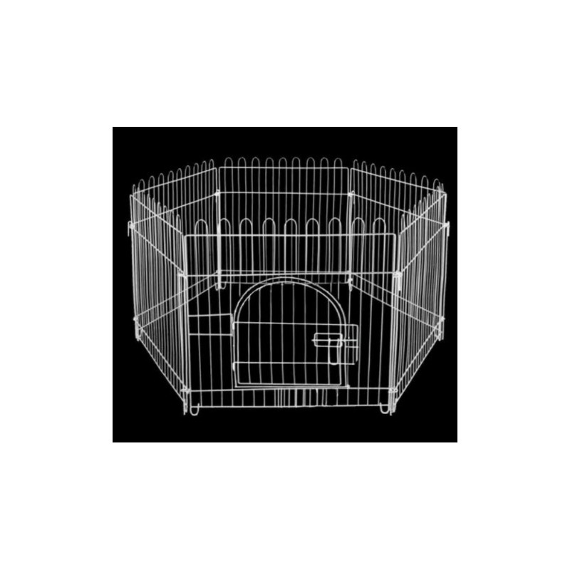 Zampa Metal Kedi ve Köpek Çiti 70X75 Beyaz
