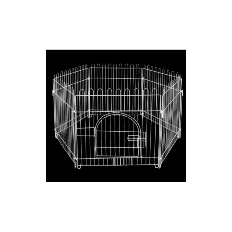 Zampa Metal Kedi ve Köpek Çiti 95X80 Beyaz