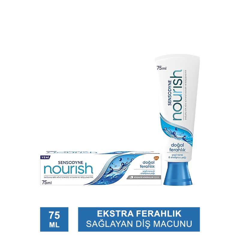 Sensodyne Nourish Doğal Ferahlık Diş Macunu 75 ml