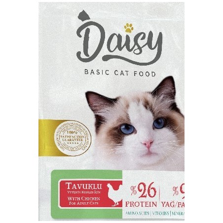 Daisy Basic Tavuklu  Kedi Açık Mama 1Kg