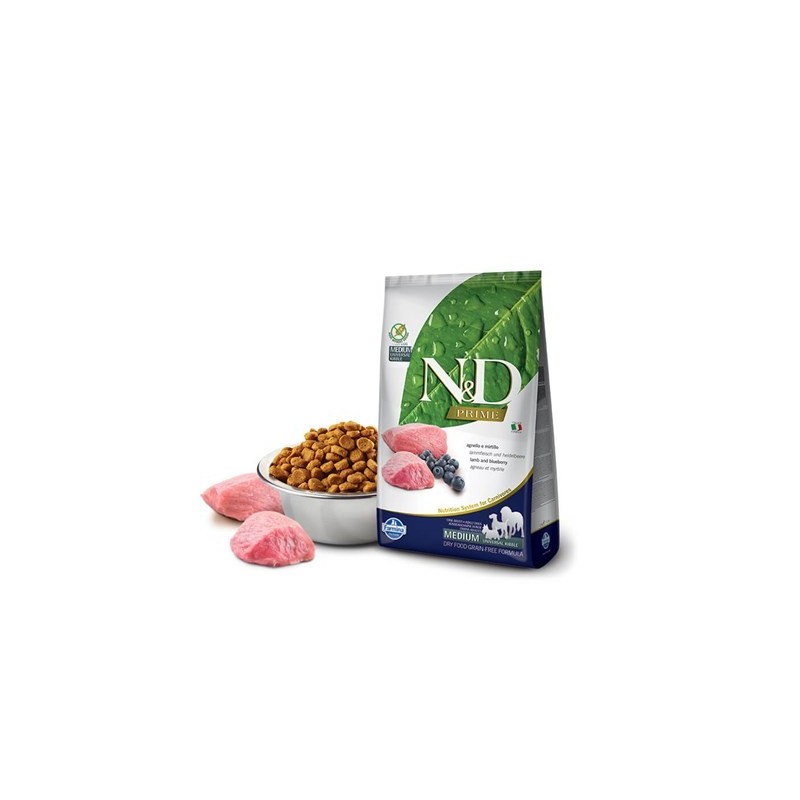 N&D Prıme Kuzu&Yaban Mersini Adult Med&Maxı 2,5 Kg