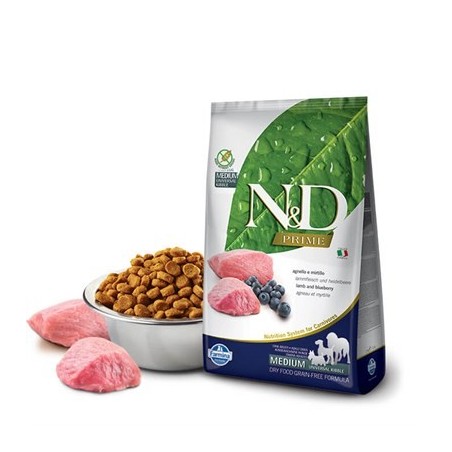 N&D Prıme Kuzu&Yaban Mersini Adult Med&Maxı 2,5 Kg