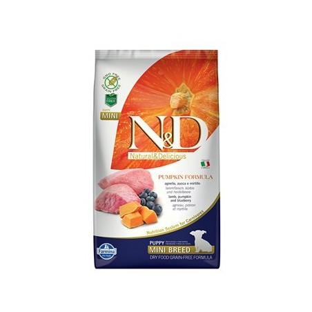 N&D Pumpkın, Kuzu&Yaban Mersini Puppy Mını 2,5 Kg