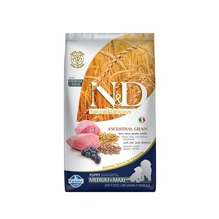 N&D Ancestral Graın Kuzu, K. Buğday&Y.Mersini Puppy Med&Maxı 2,5Kg