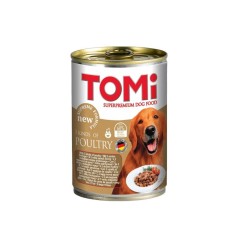 Tomi Üç Çeşit Kanat  Etli Köpek Konservesi 400 Gr