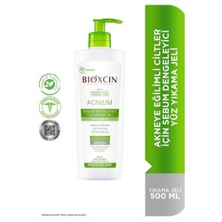 Bioxcin Acnium Sebum Dengeleyici Yüz Yıkama Jeli 500 ml