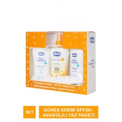 Chicco Güneş Kremi Spf50+ Avantajlı Yaz Paketi