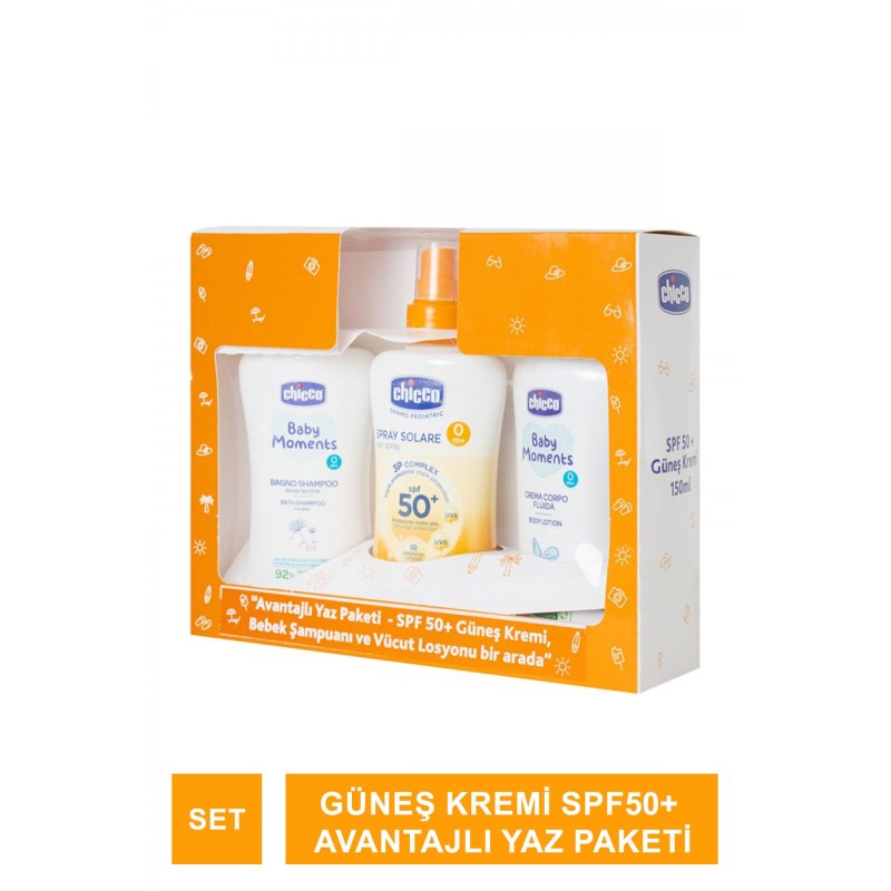 Chicco Güneş Kremi Spf50+ Avantajlı Yaz Paketi Chicco Güneş Kremi Spf50+ Avantajlı Yaz Paketi