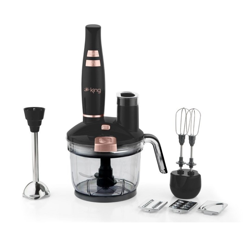 King Hilde Kkb-976 Siyah Multi Blender Seti