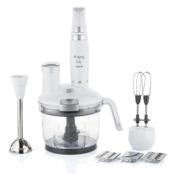 King Hilde Kkb-976 Beyaz Multi Blender Seti