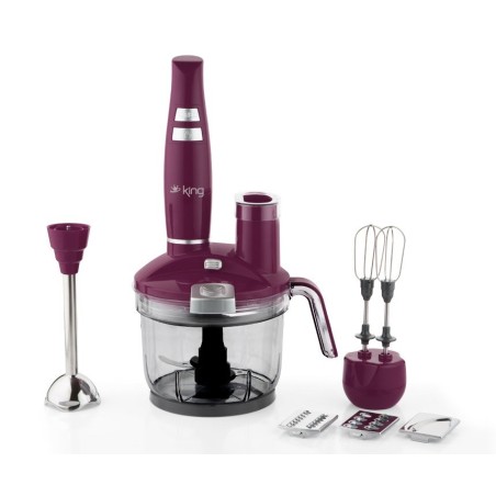 King Hilde Kkb-976 Mor Multi Blender Seti
