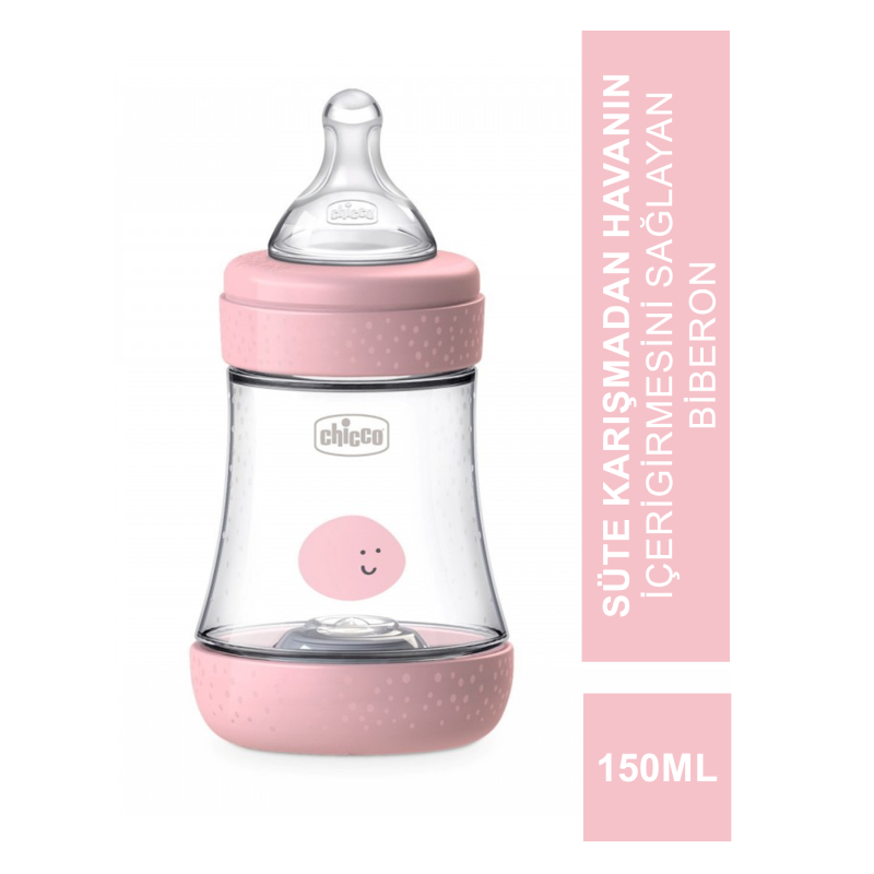 Chicco P5 Antikolik Biberon PP 0+ Ay ( Pembe ) 150 ml