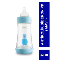 Chicco P5 Antikolik Biberon PP 2+ Ay ( Mavi ) 250 ml