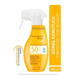 Bioderma Photoderm SPF 50+ Spray Tüm Ciltler için Sprey Form Yüksek Korumalı Güneş Koruyucu 300 ml