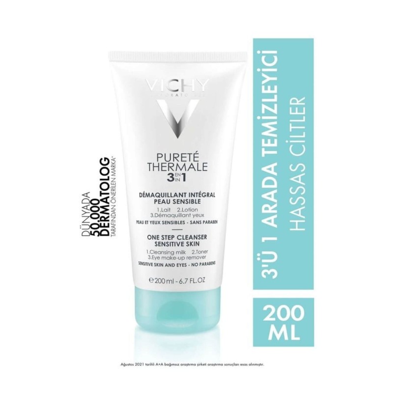 Vichy Purete Thermale 3in1 Cleanser 200 ml - Yüz Temizleyici Vichy Purete Thermale 3in1 Cleanser 200 ml - Yüz Temizleyici