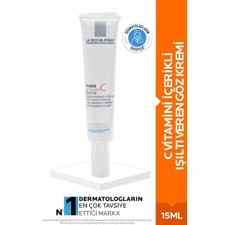 La Roche Posay Pure Vitamin C Rich Cream - Kuru Ciltler için Yaşlanma Karşıtı Krem - 40 ml