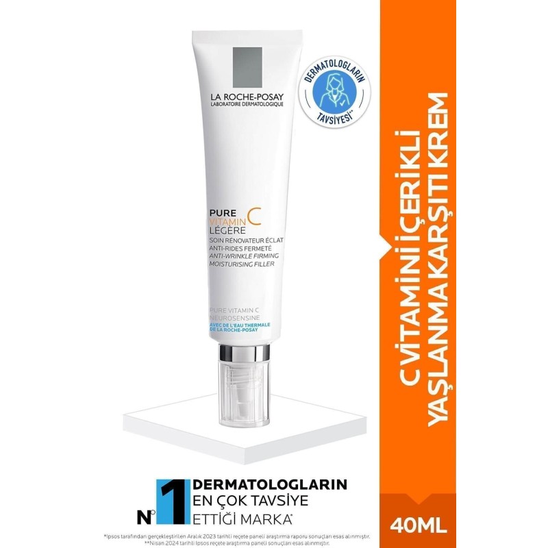 La Roche Posay Pure Vitamin C Light Cream ( Karma Ciltler için Yaşlanma Karşıtı Krem ) 40 ml La Roche Posay Pure Vitamin C Light Cream ( Karma Ciltler için Yaşlanma Karşıtı Krem ) 40 ml