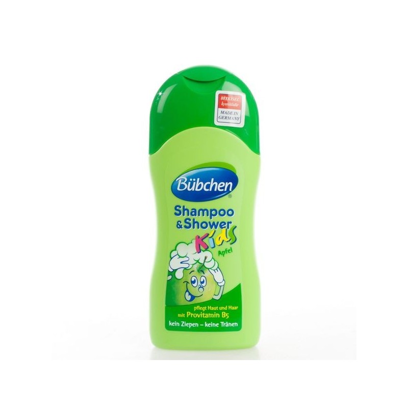 Bübchen Çocuk Şampuan ve Duş Jeli Elma 200 ml