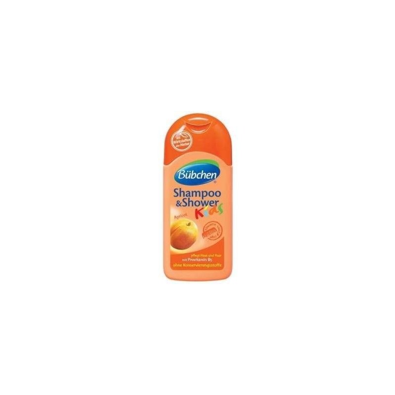 Bübchen Çoçuk Şampuan Ve Duş Jeli Kayısı 200 ml Bübchen Çoçuk Şampuan Ve Duş Jeli Kayısı 200 ml