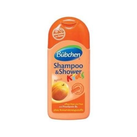 Bübchen Çoçuk Şampuan Ve Duş Jeli Kayısı 200 ml