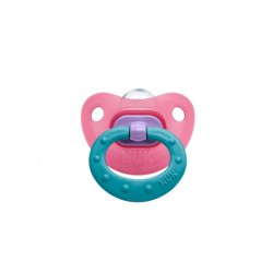 Nuk Classic Fashion Silikon Emzik 1 Numara Kırmızı Pembe