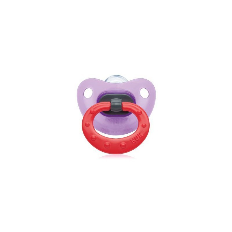 Nuk Classic Fashion Silikon Emzik 1 Numara Kırmızı Pembe Nuk Classic Fashion Silikon Emzik 1 Numara Kırmızı Pembe