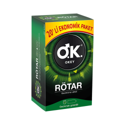Okey Rötar 20 Adet