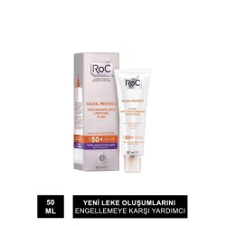 Roc Soleil Protexion Kahverengi Leke Karşıtı Nemlendirici Güneş Koruyucu Yüz Kremi SPF 50+