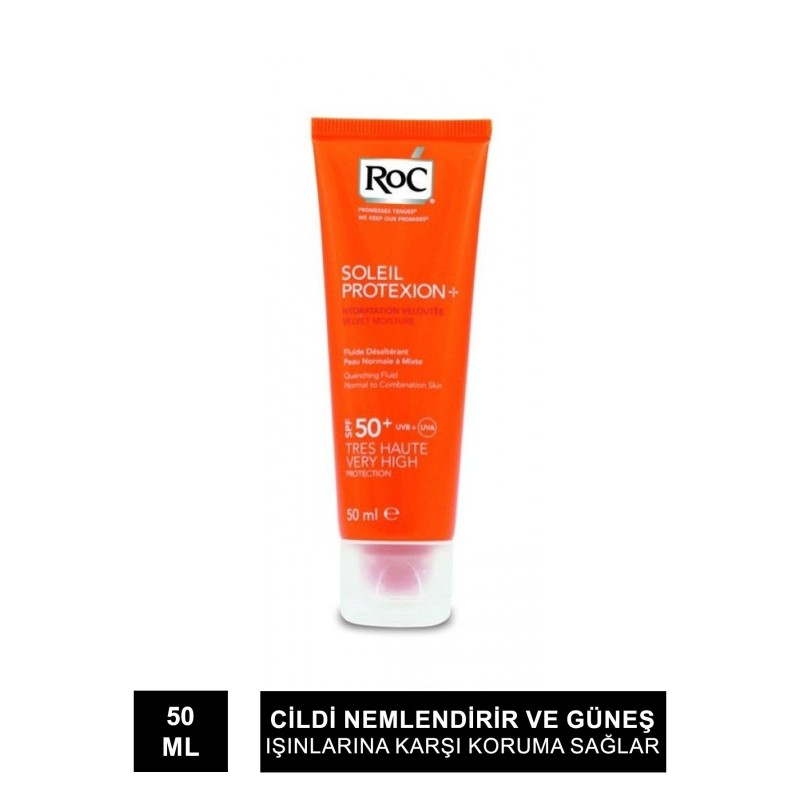 Roc Soleil Protexion SPF 50+ Fluid Krem 50 ml Roc Soleil Protexion SPF 50+ Fluid Krem 50 ml