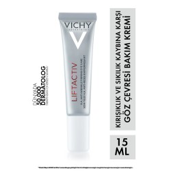 Vichy Liftactiv Supreme Kırışıklık Karşıtı Göz Bakım Kremi 15ml (S.K.T 12-2024)