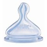 NUK Classic Geniş Ağızlı Silikon Biberon Emziği (No:2 S delik)