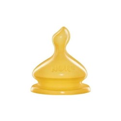 NUK ANTI-COLIC Geniş Agızlı Kauçuk Biberon Emziği (No:1 L delik)