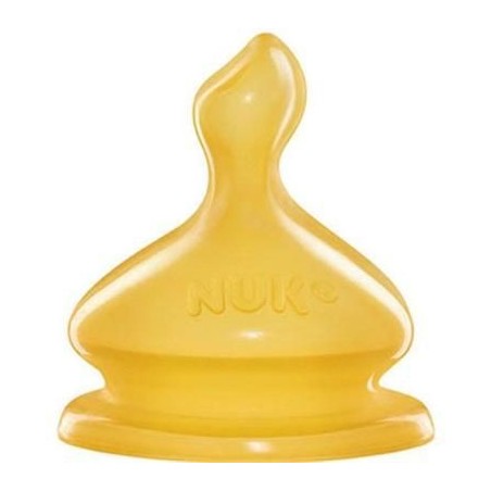 NUK ANTI-COLIC Geniş Ağızlı Kauçuk Biberon Emziği (No:1 M delik)